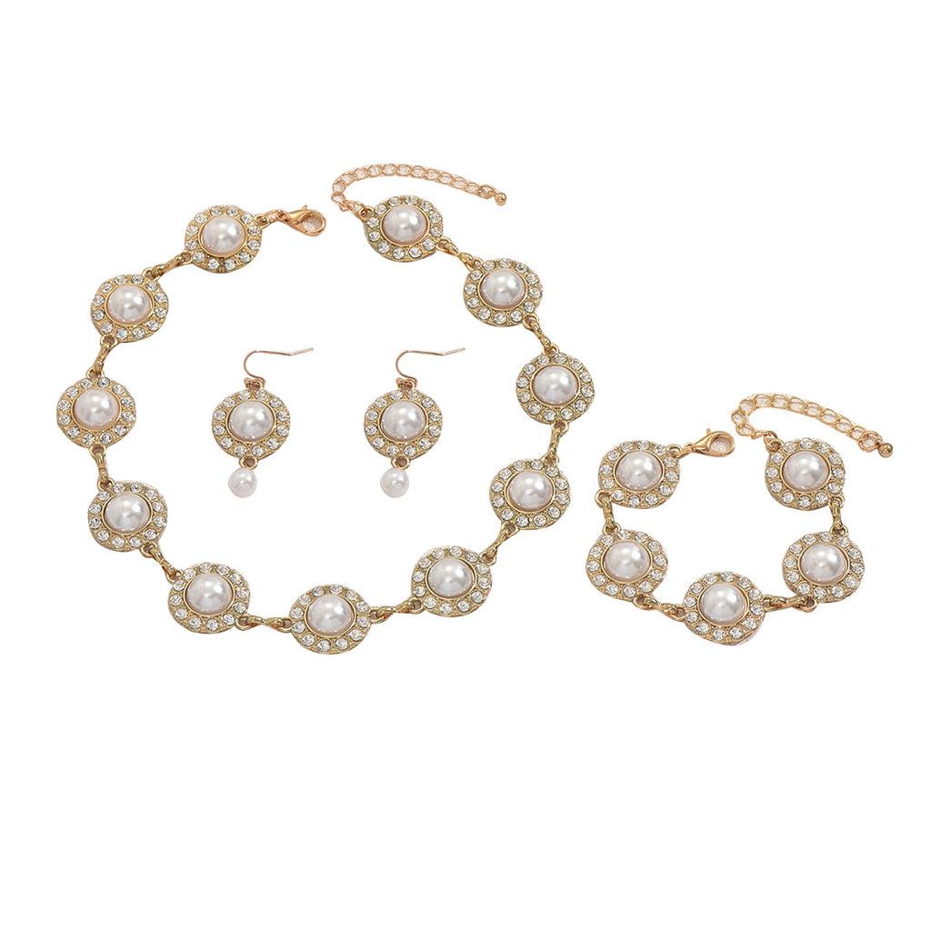Pearl-Effect Medallion Jewelry — product image 5
