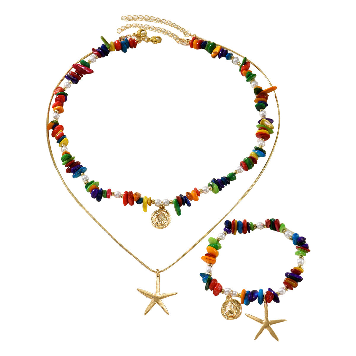 Colorful Coastal Layered Jewelry — product image 5