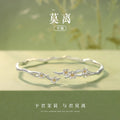 Mo Liang Foot Silver Bracelet for Children's Birthday Light Luxury Niche Exquisite Birthday Valentine's Day Gift for Girlfriend Girlfriend