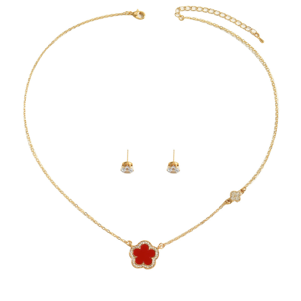 Red Blossom Pendant Jewelry — product image 5