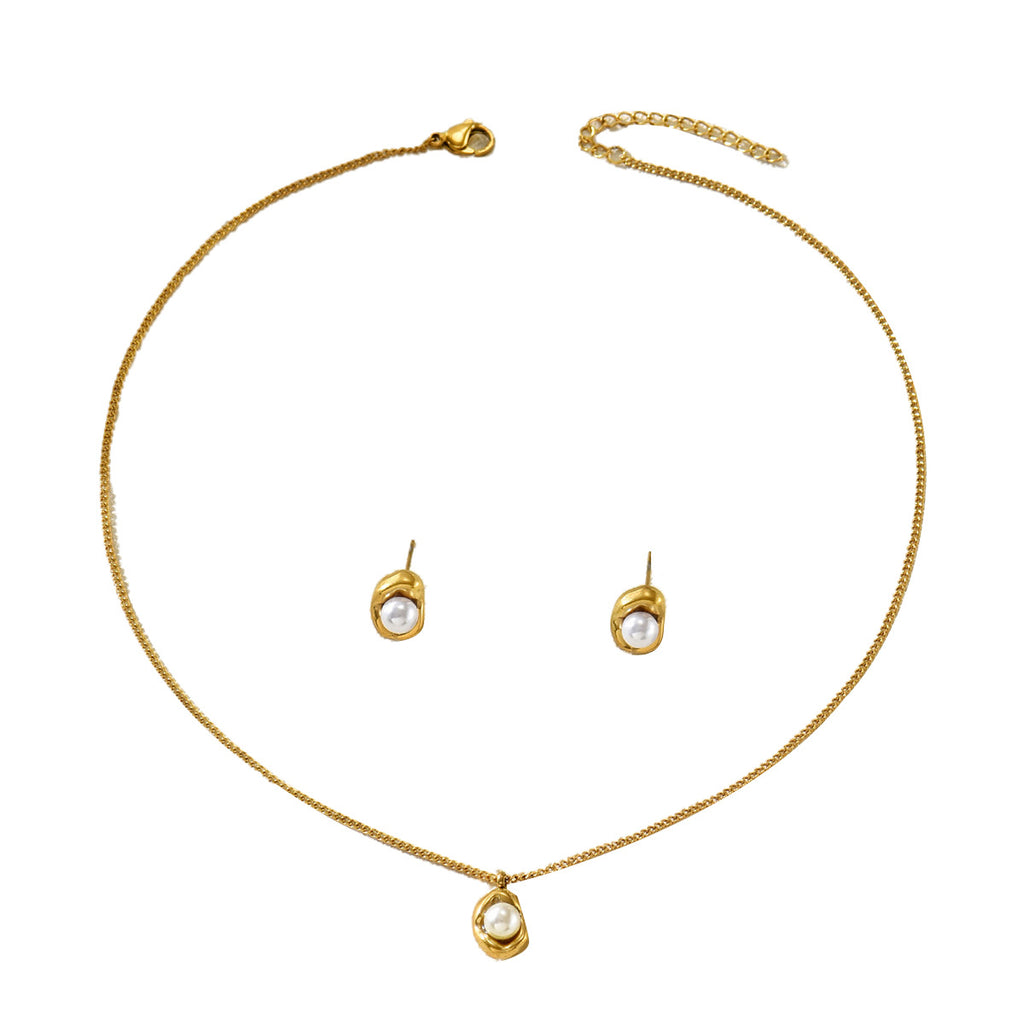 Tiny Pearl-Effect Drop Jewelry — product image 5