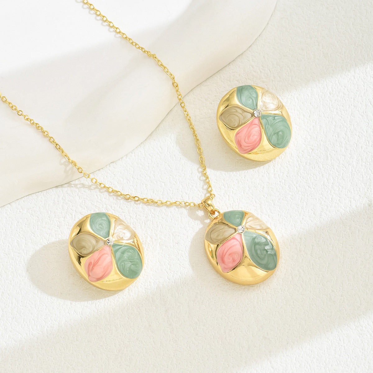 Pastel Mosaic Disc Jewelry — product image 3
