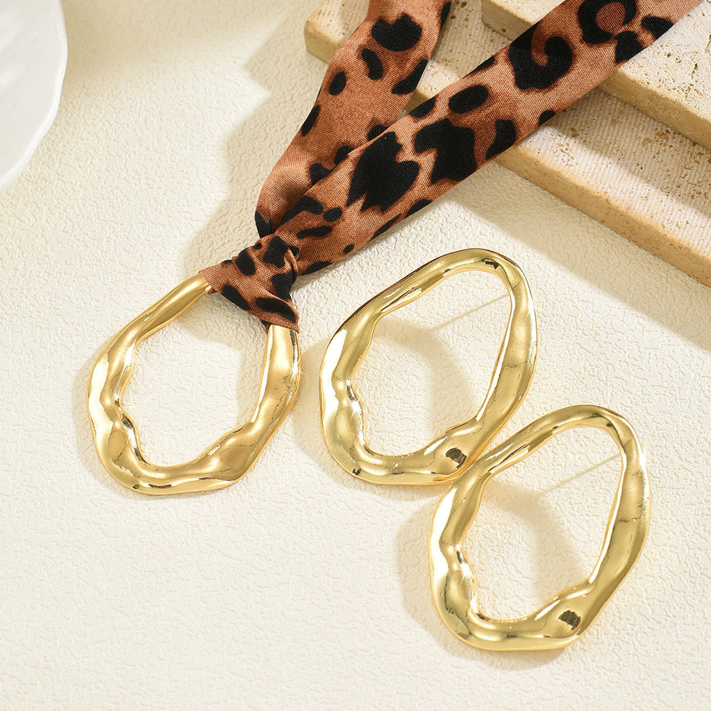 Leopard-Cord Oval Jewelry — product image 3