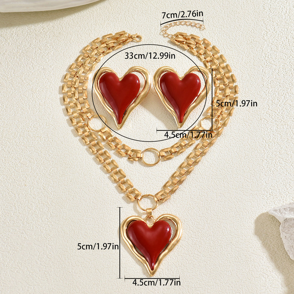 Heart Statement Chain Jewelry — product image 4