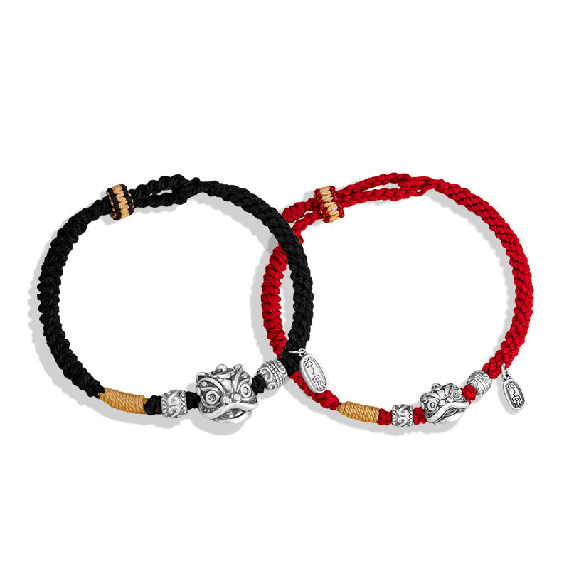 Fine Silver Bracelet – woven detail
