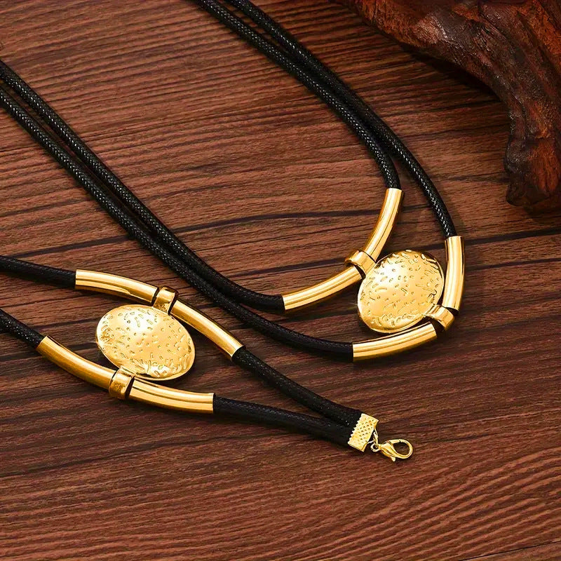 Double-Cord Medallion Jewelry — product image 4
