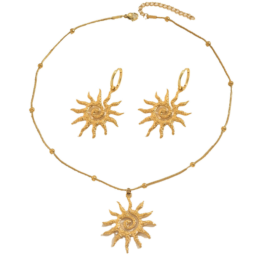 Sculptural Sun Pendant Jewelry — product image 5
