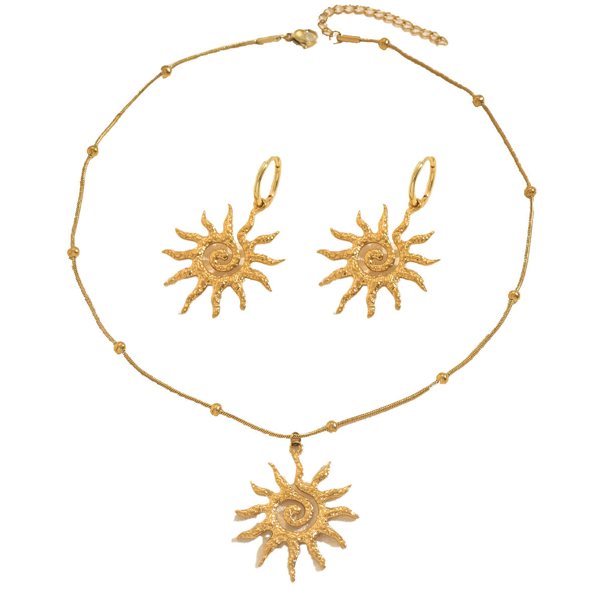 Sculptural Sun Pendant Jewelry — product image 5