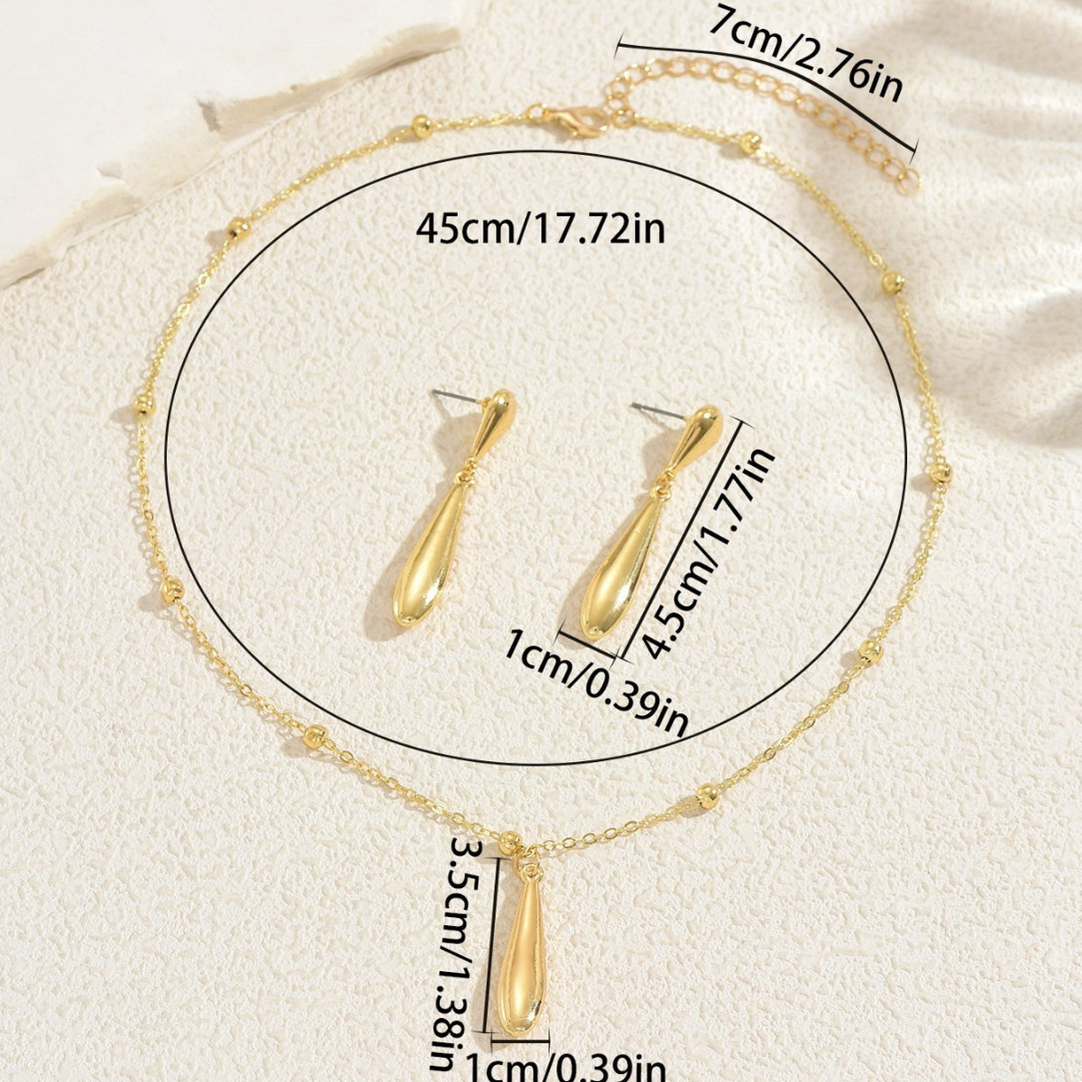 Fine Beaded Teardrop Jewelry — product image 4