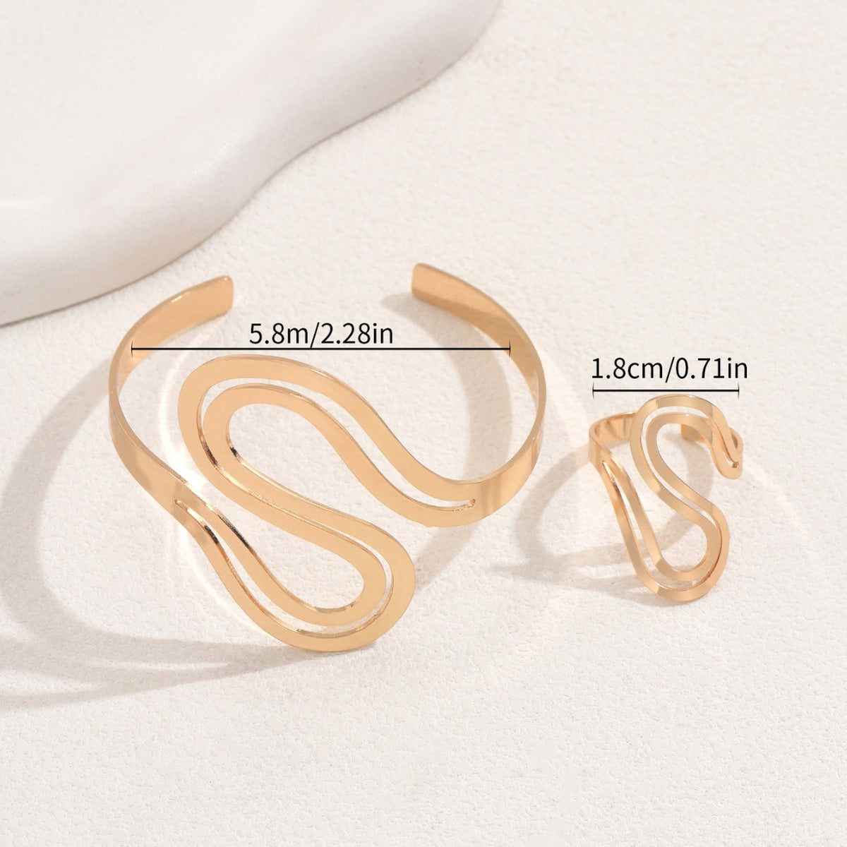 Sinuous Openwork Cuff Jewelry — product image 3