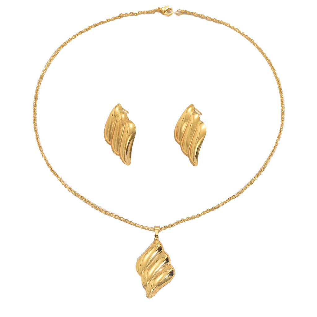 Textured Leaf Pendant Jewelry — product image 5